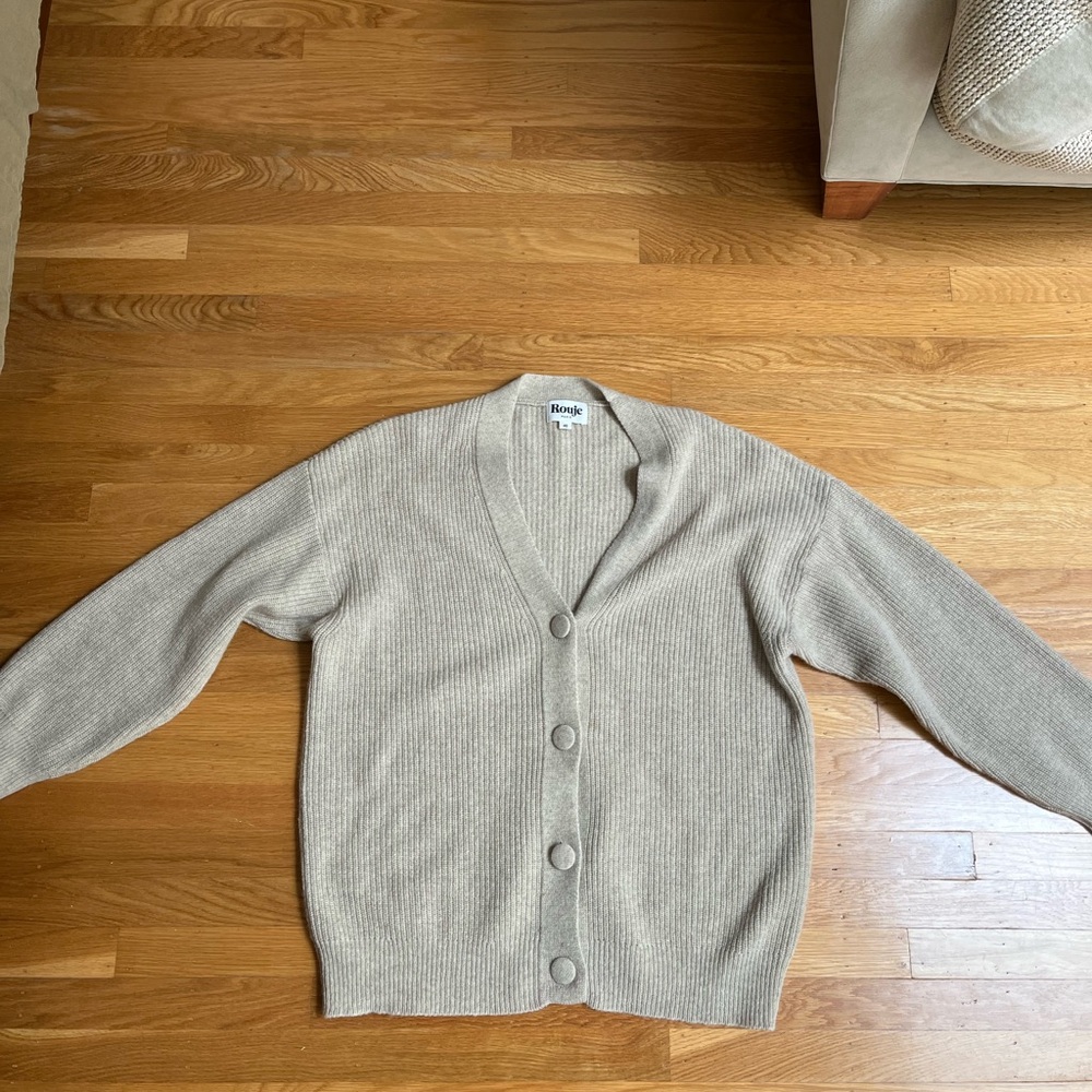 Rouje Beige Cardigan